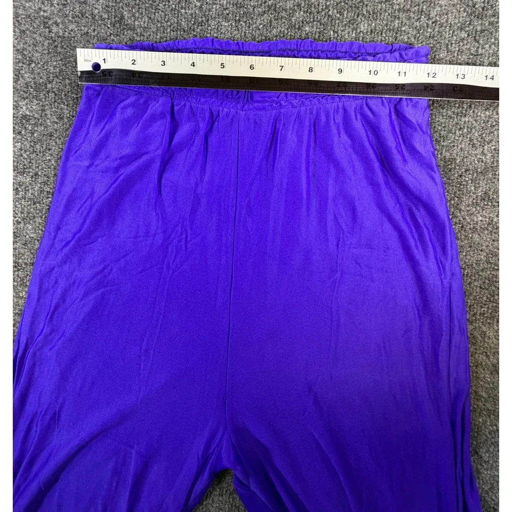 Vintage Nike Purple Teal High Waisted Leggings Womens Large 90s Athletic Tights